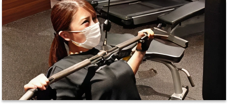 ボディラインの変化が目に見える